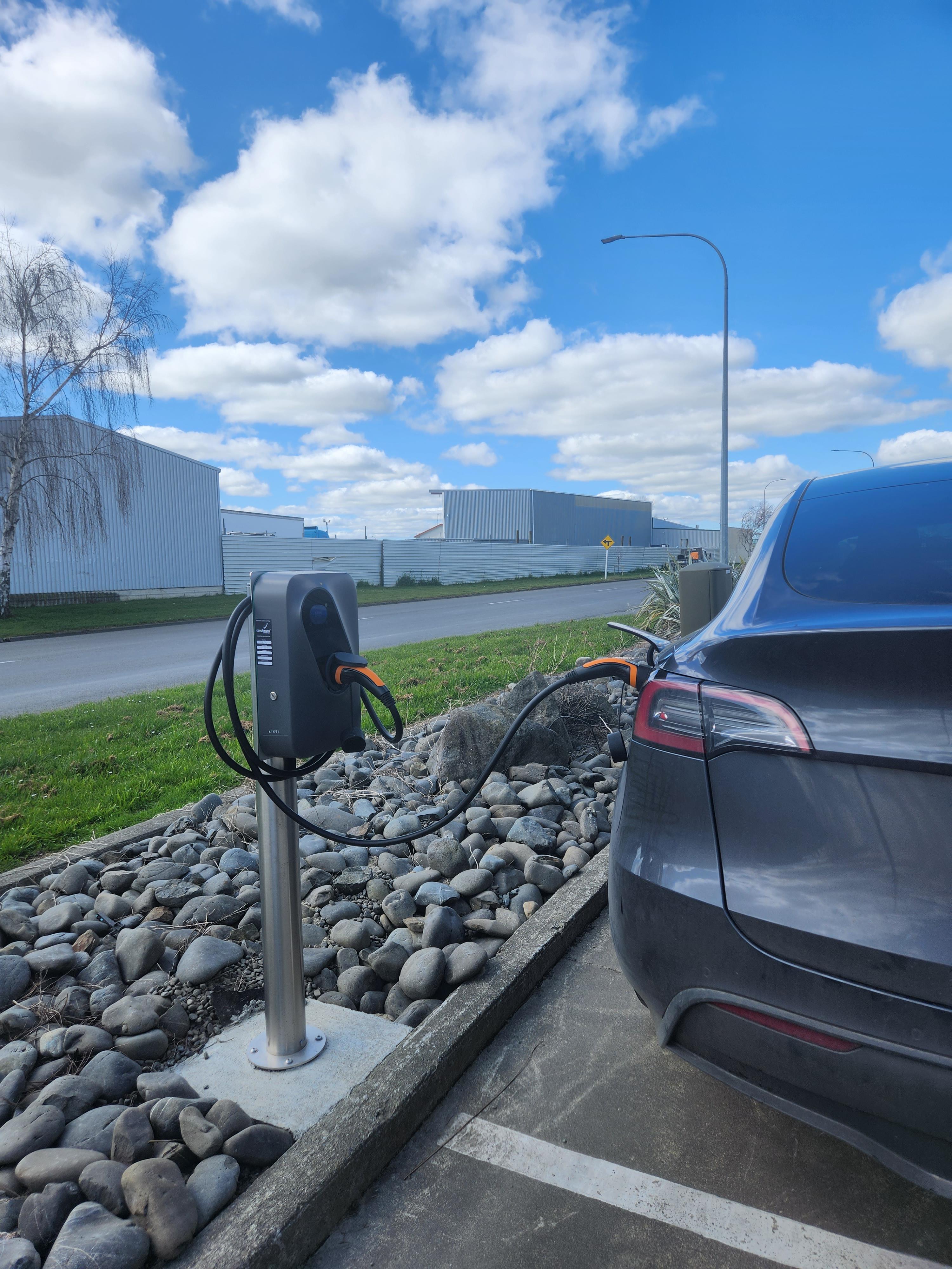 E-Mobility EV Charger Mounting Posts