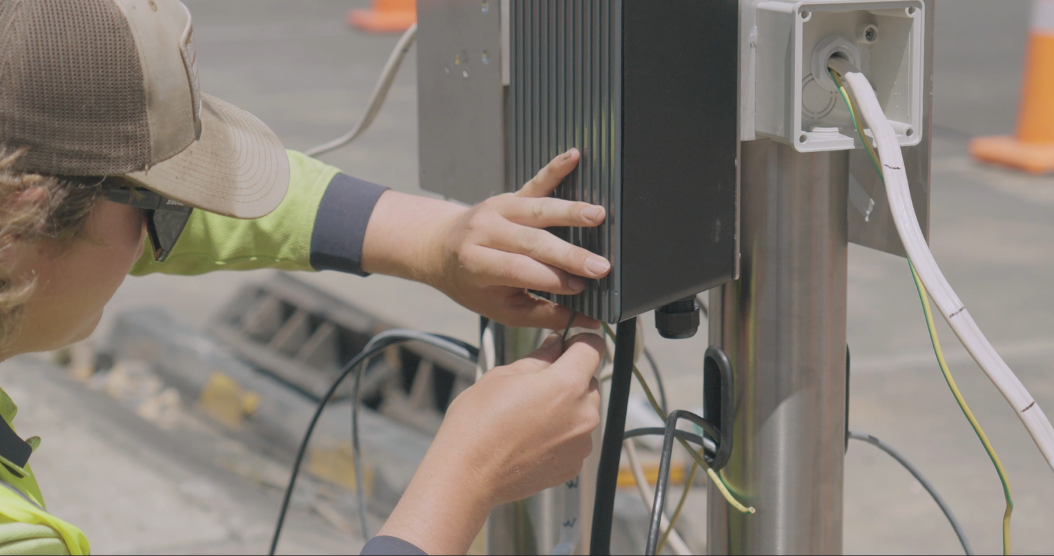 Waikato University Gyro-EV Installation